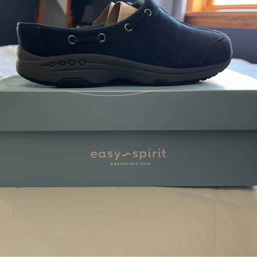 Easy Spirit Dark Blue Mules - Picture 2 of 5